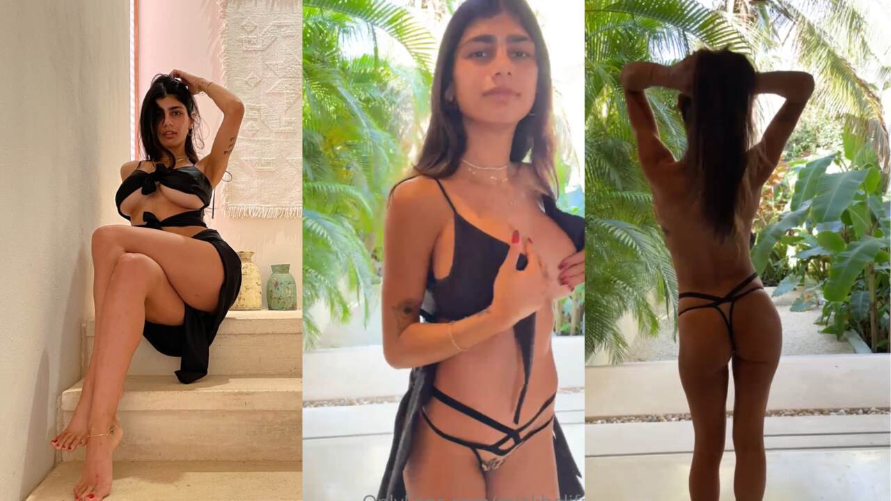 Mia Khalifa Strip Tease hardcore xxgasm